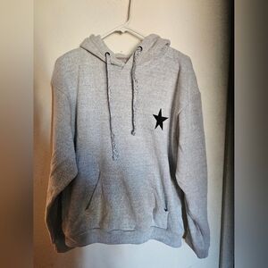 Gray Heathered Pull Over Sweater